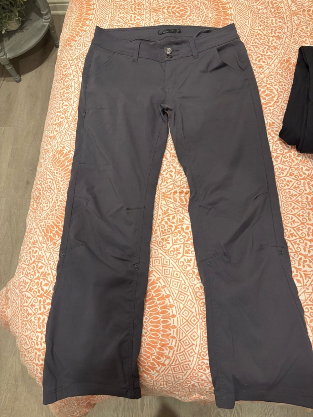 Prana Women's Dark Gray Cargo Pants